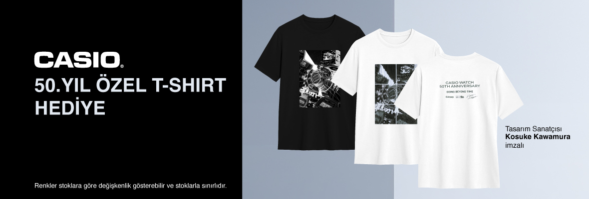 Casio T-Shirt Hediye
